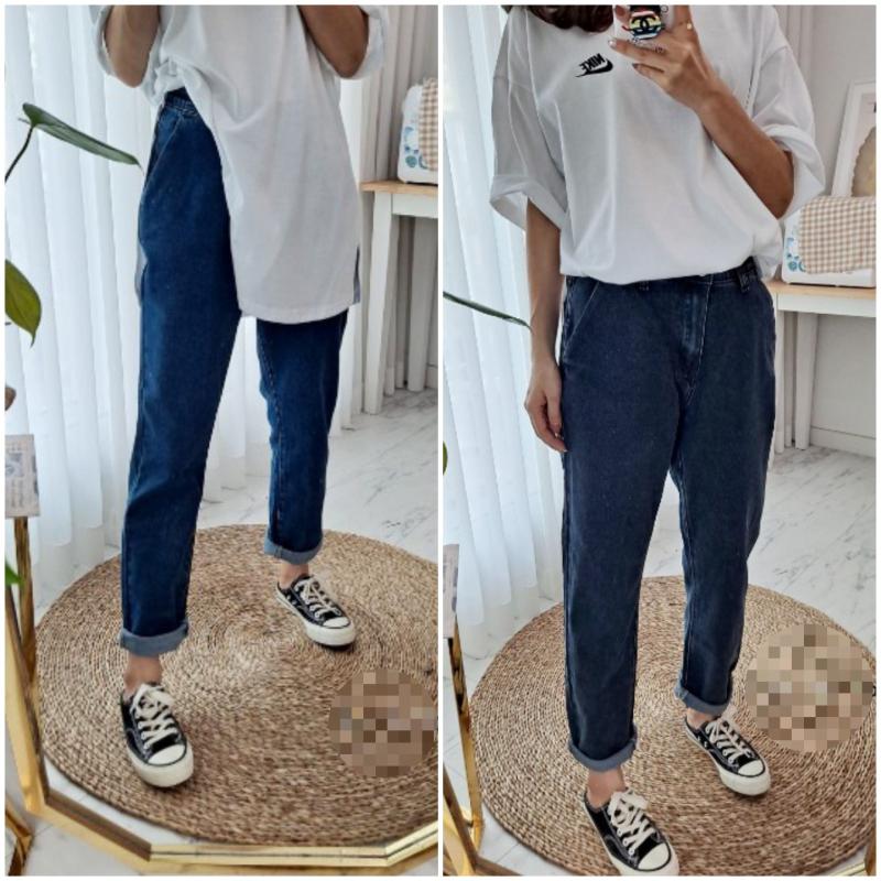 세미 배기 청바지