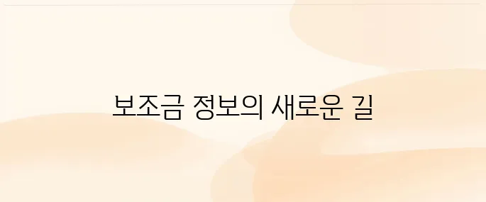 보조금24 홈페이지 (https://www.gov.kr)