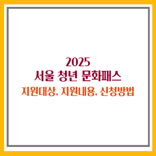 서울청년문화패스