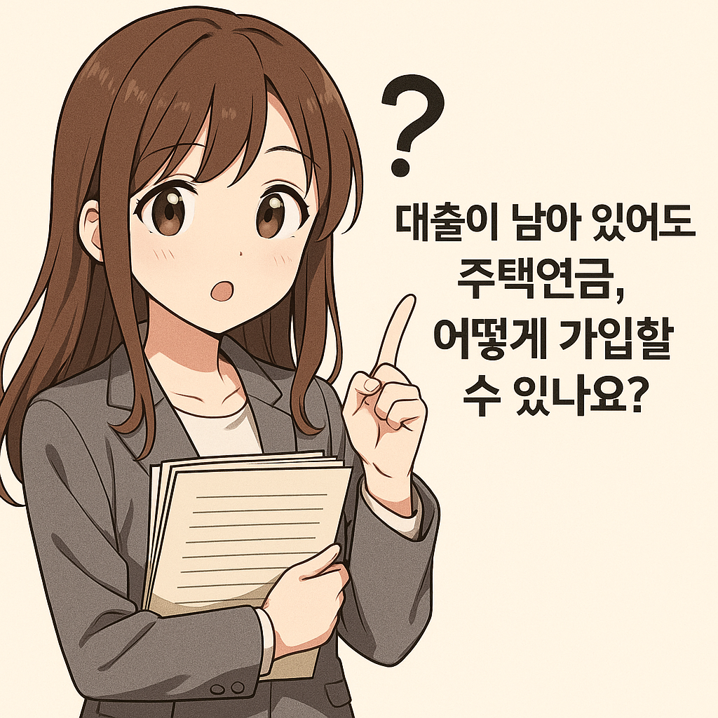 대출이 남아 있어도 주택연금, 어떻게 가입할 수 있나요?