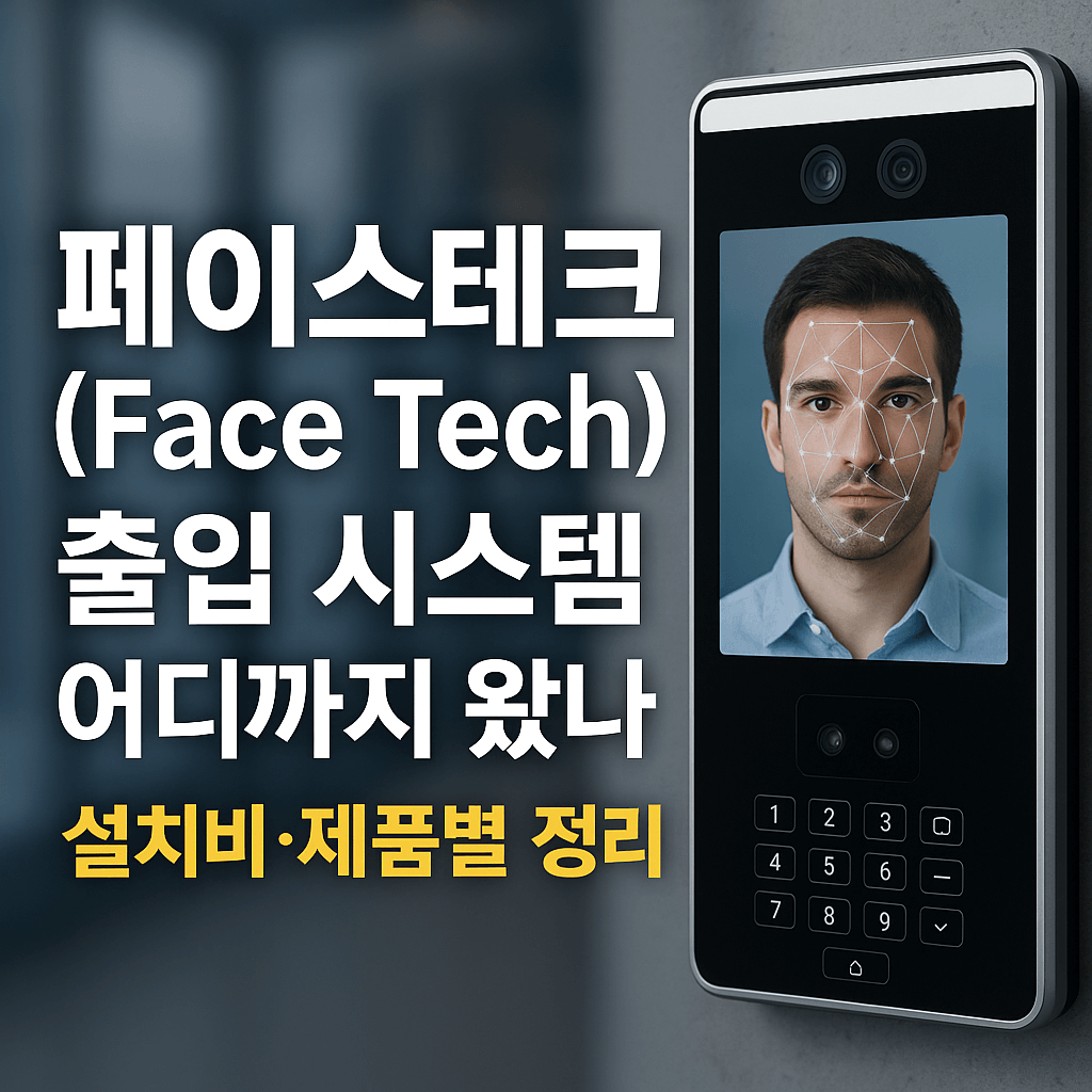 페이스테크(Face Tech) 출입 시스템 어디까지 왔나 설치비&middot;제품별 정리