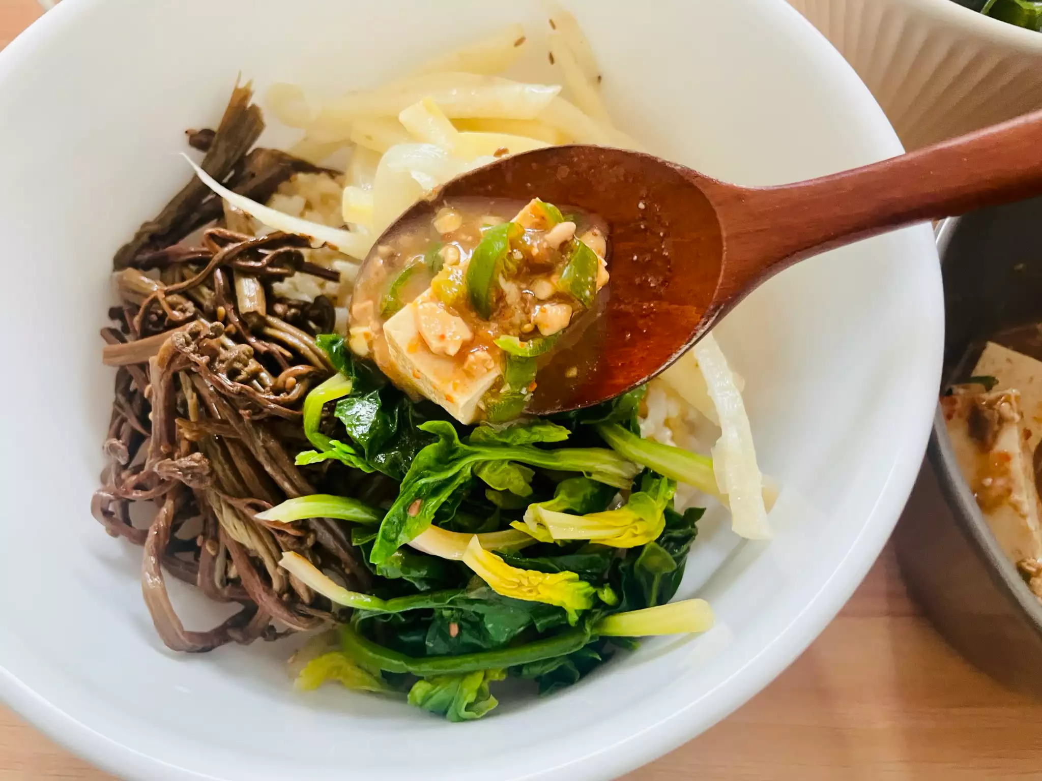 된장찌개 비빔밥