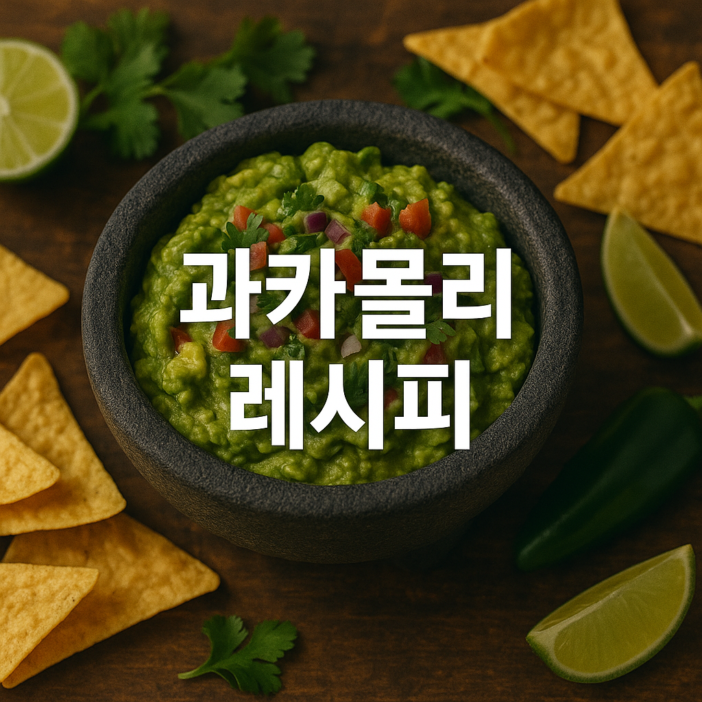 과카몰리 레시피