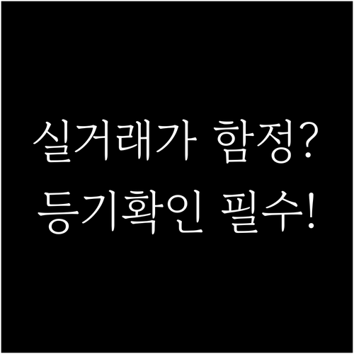 부동산 시장 교란 막는 실거래가 교차..
