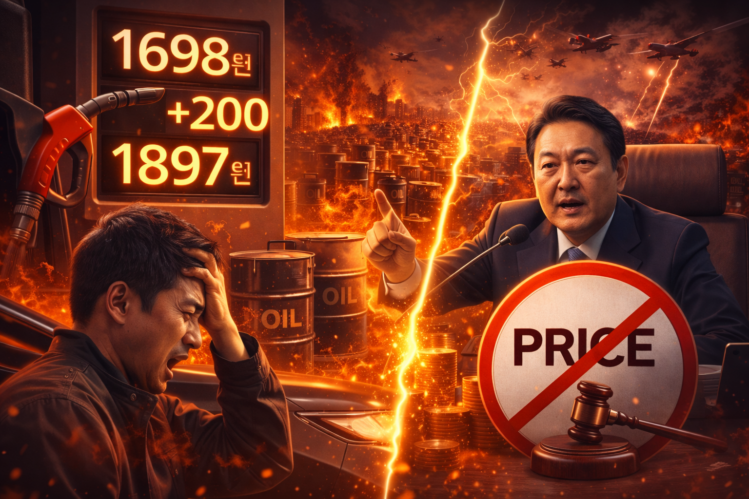 휘발유 가격 담합 규제 관련 이미지