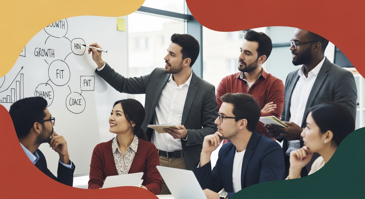 다양한 이직 면접 시나리오에 맞춰 합격 답변을 고민하고 만들어가는 사람들의 모습