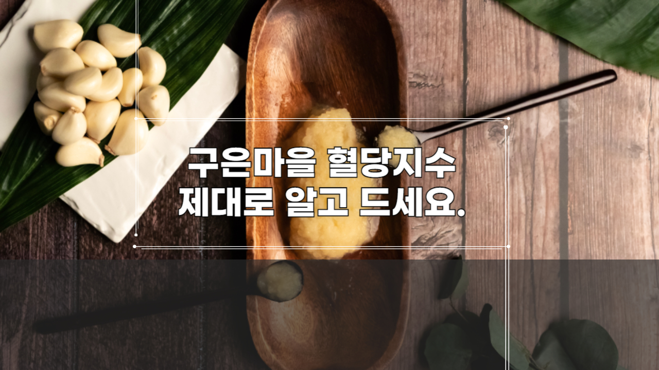 구은마을 혈당지수