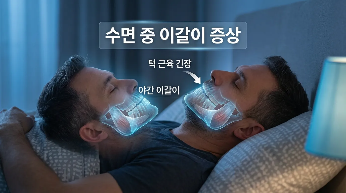 자면서 이갈이하는 사람, 이 질환 의심해보세요