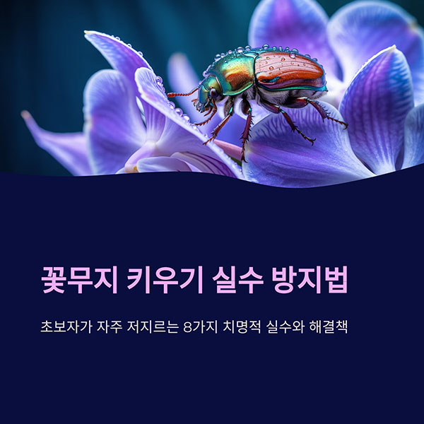 꽃무지 키우기 전 꼭 알아야 할 입문자 실수 방지법