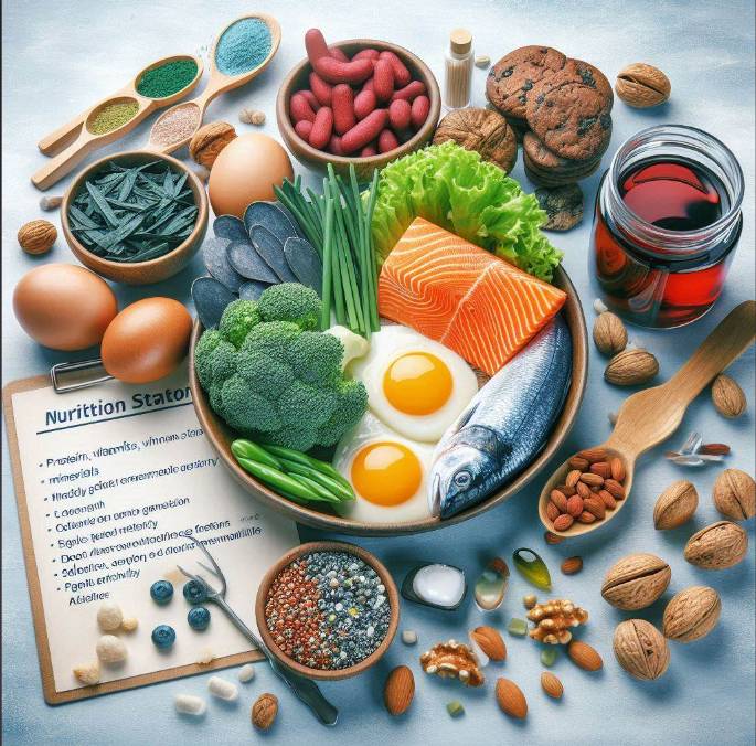 단백질, 비타민 등이 풍부한 균형잡힌 식단