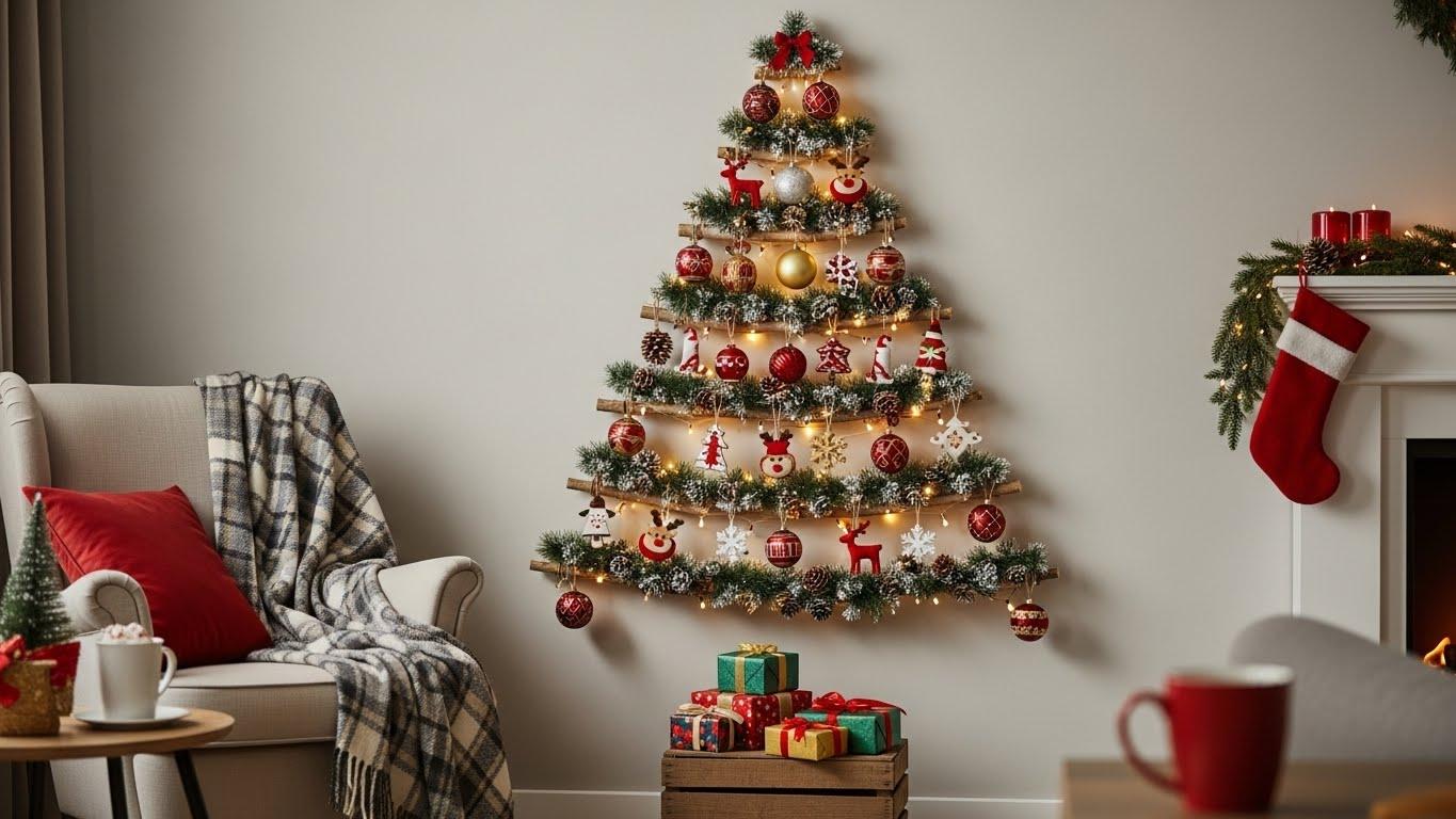 크리스마스 벽걸이 트리