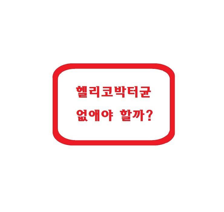 헬리코박터균 &ndash; 없애야 할까? 위 건강을 위한 제균 치료의 기준
