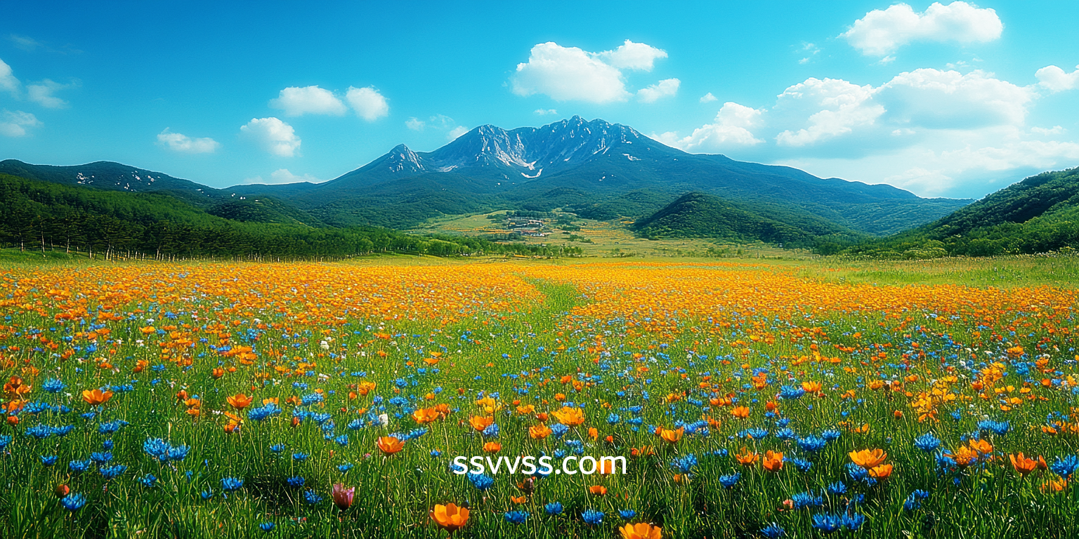 백덕산의 사계절