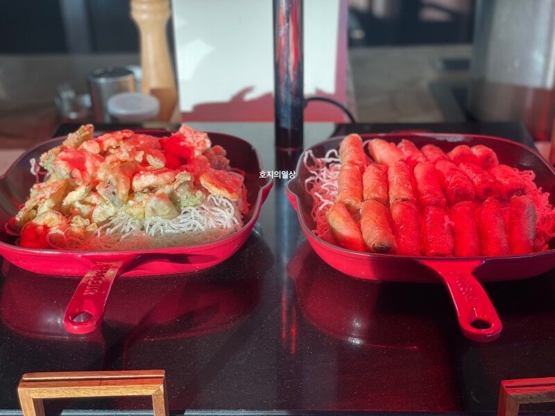 나트랑 아나만다라 깜란 올인클루 조식 튀김&짜조