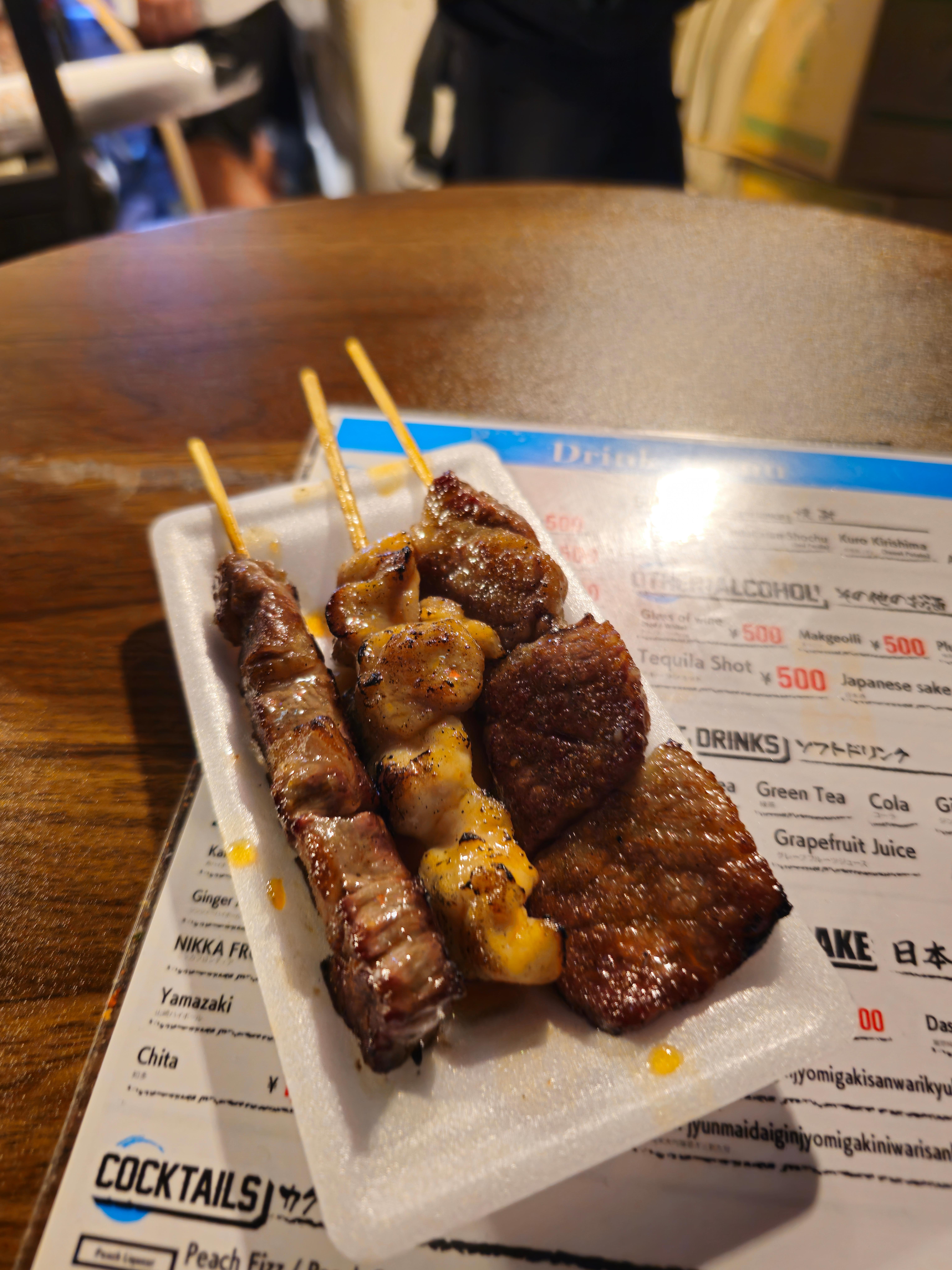 도톤보리 길거리음식 꼬치