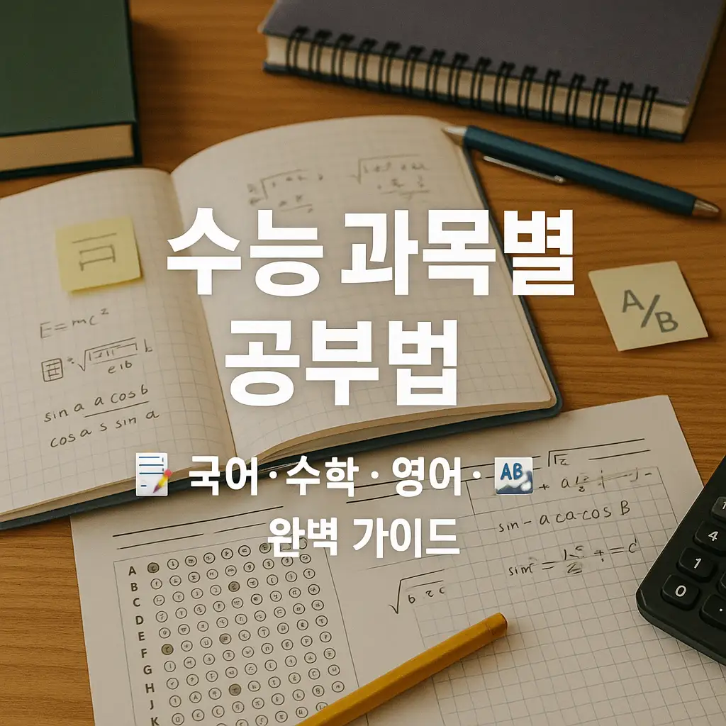 시기별 학습 계획과 전략