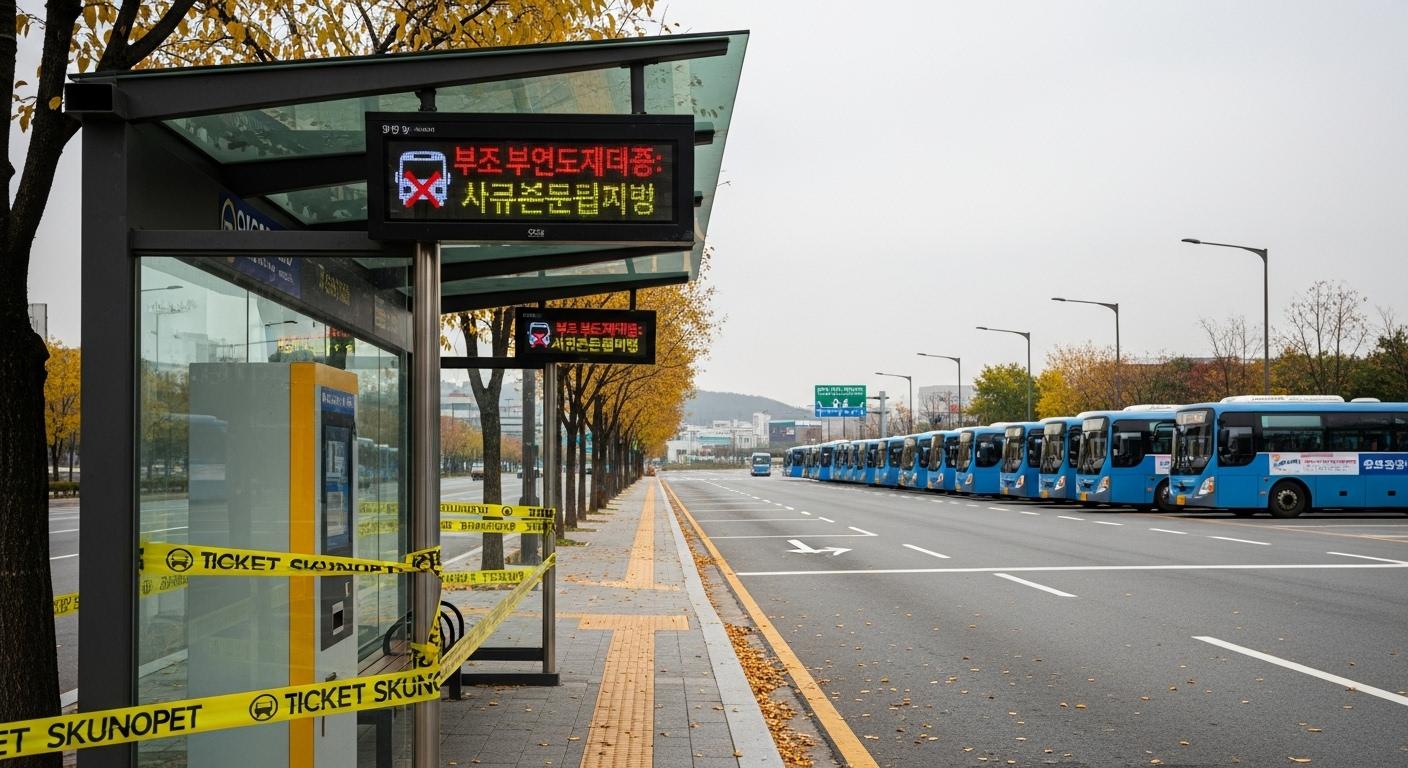 경기버스 파업 노선