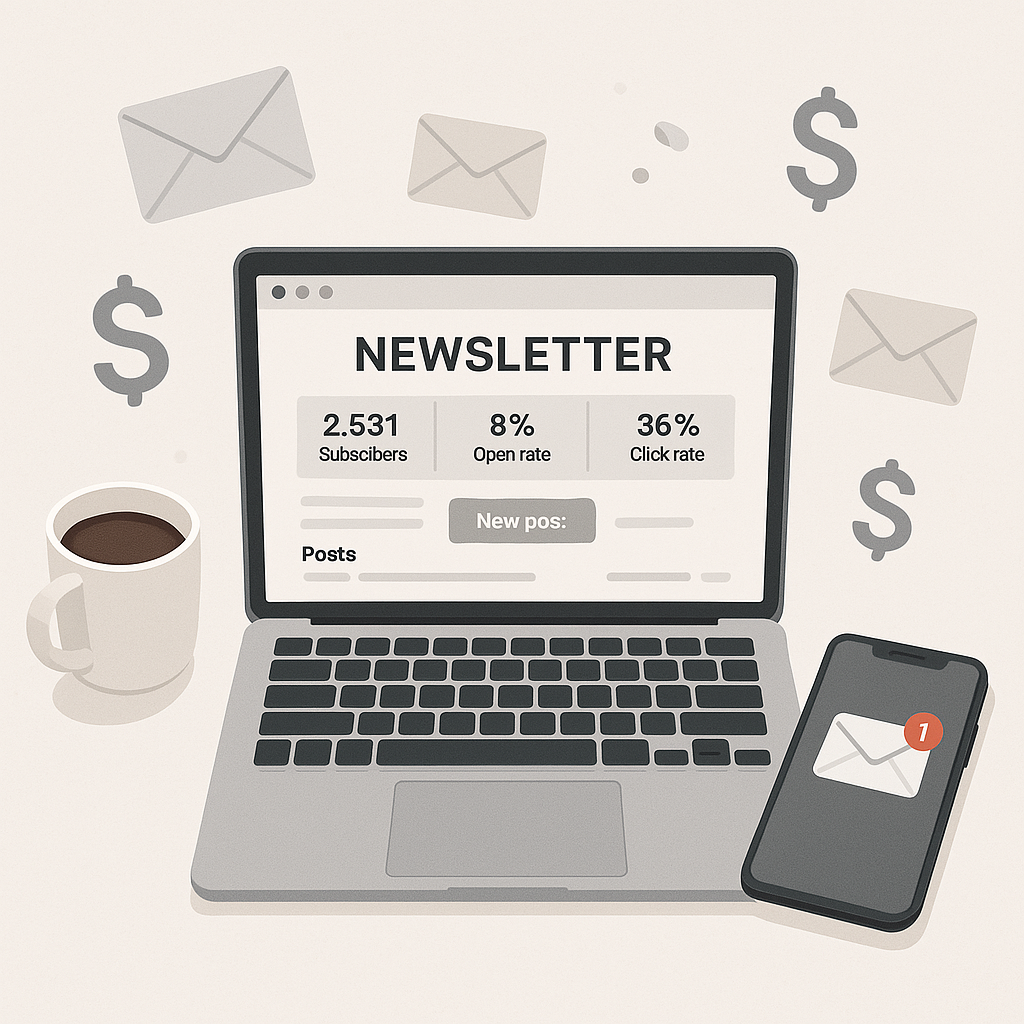 뉴스레터 구독 모델로 자동화 수익 창출하기