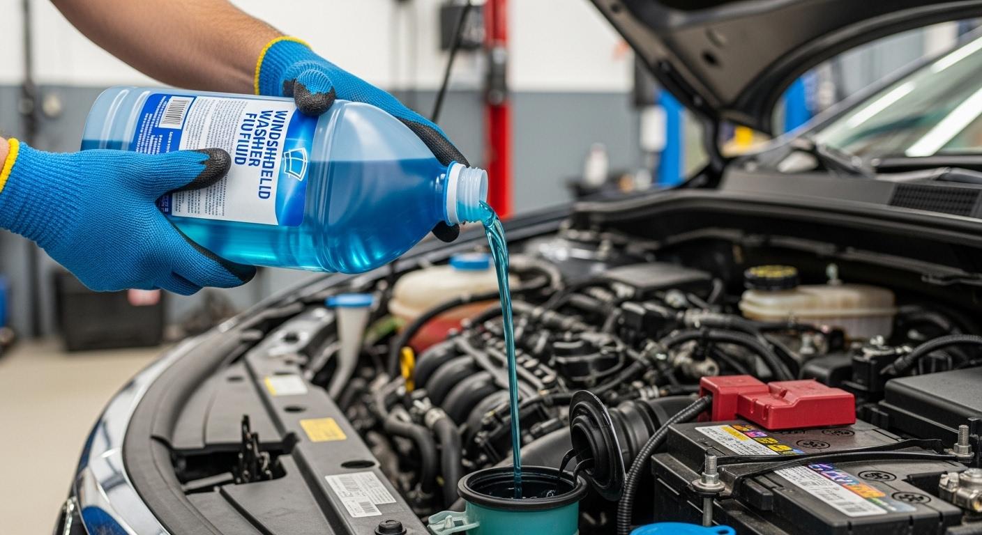 자동차 정비 명장 워셔액