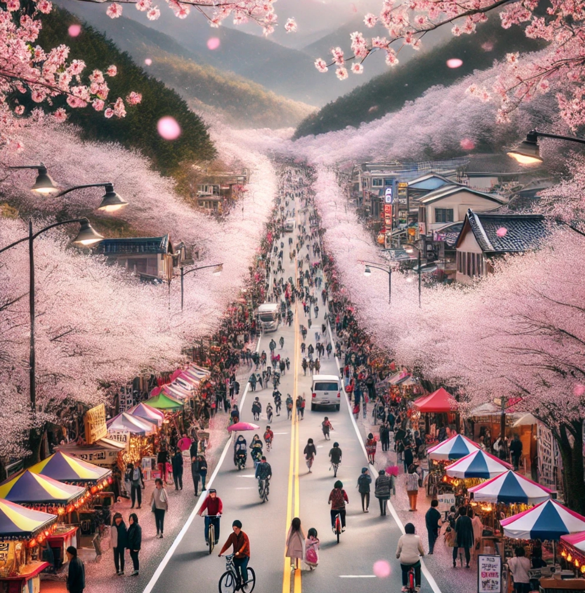 가평 에덴벚꽃길 벚꽃축제