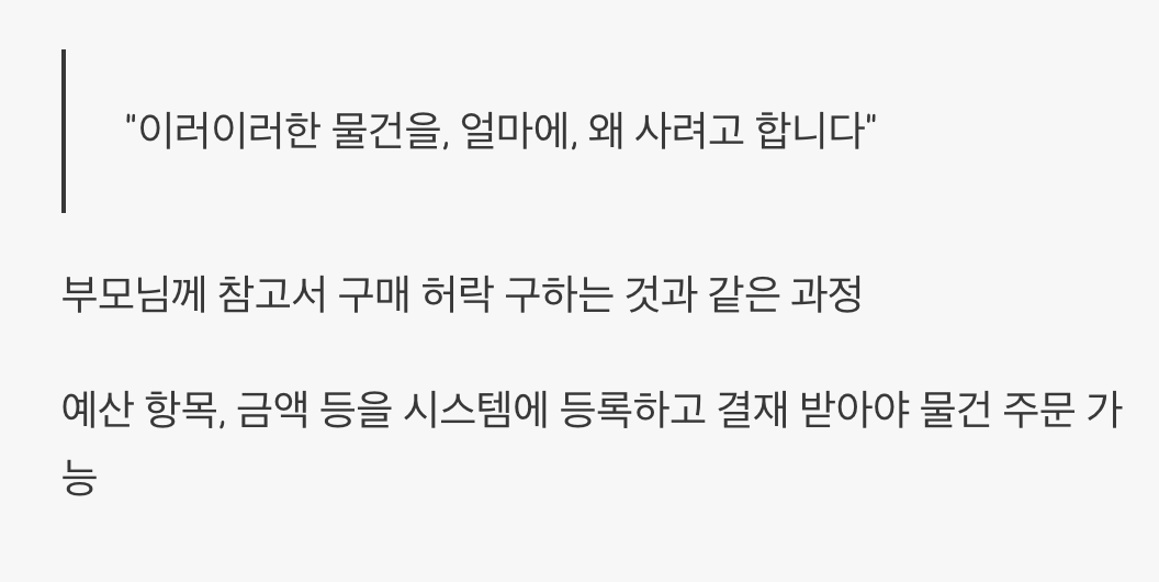 모든 지출의 시작, '품의'와 '원인행위'