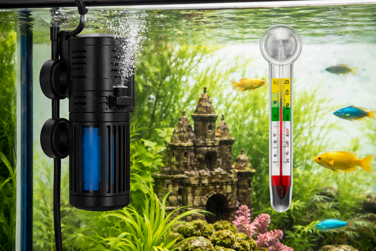 나노 어항 물잡이 2~6주, 물고기는 언제 넣어야 할까?