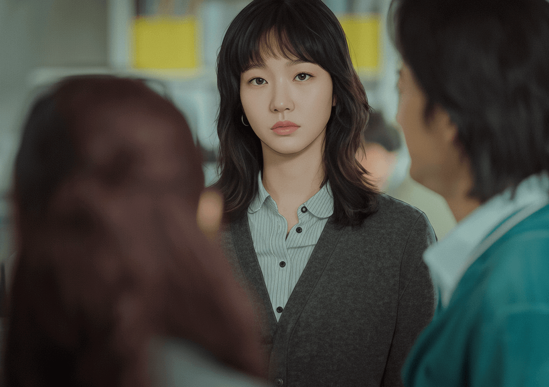 여성, 은중, 남성, 상연의 뒷모습