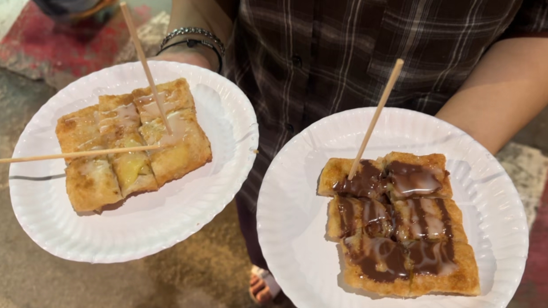 태국-길거리-간식-로띠