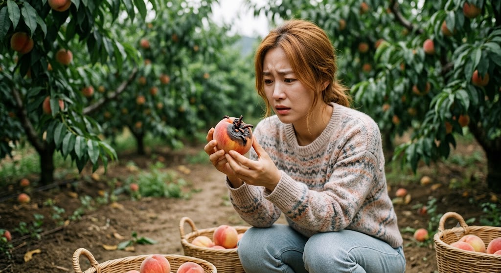 썩거나 벌레 먹은 복숭아 꿈