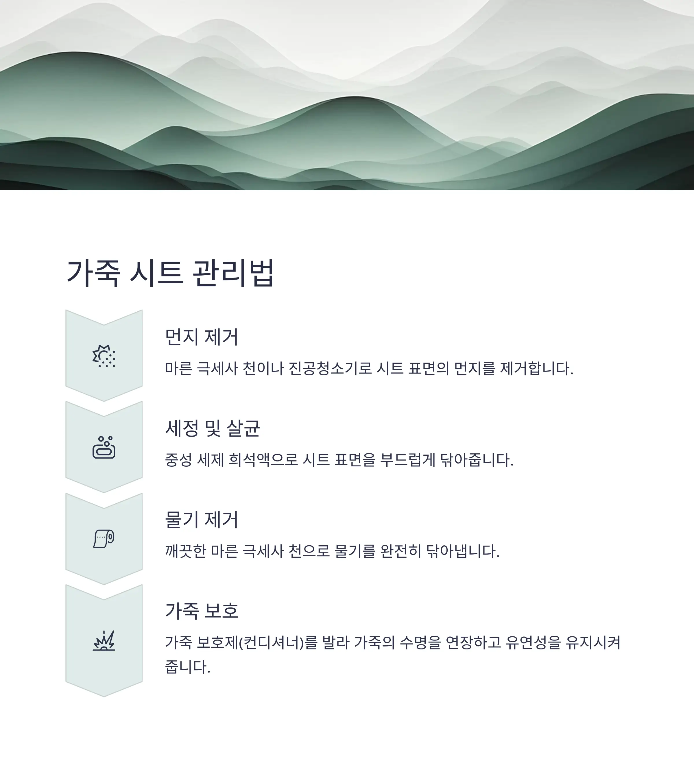 차량시트관리법