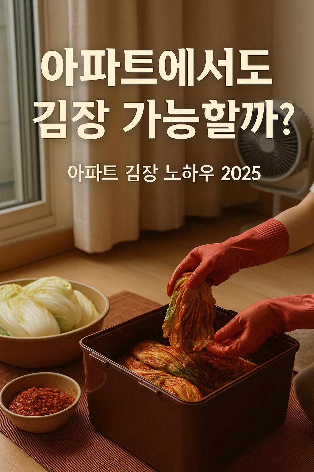 &ldquo;아파트에서도 김장이 가능할까?&rdquo;ㅣ냄새 없이 깔끔하게! 2025 아파트 김장 노하우 완전정리
