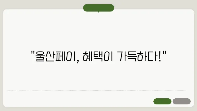 울산페이 사용 안내