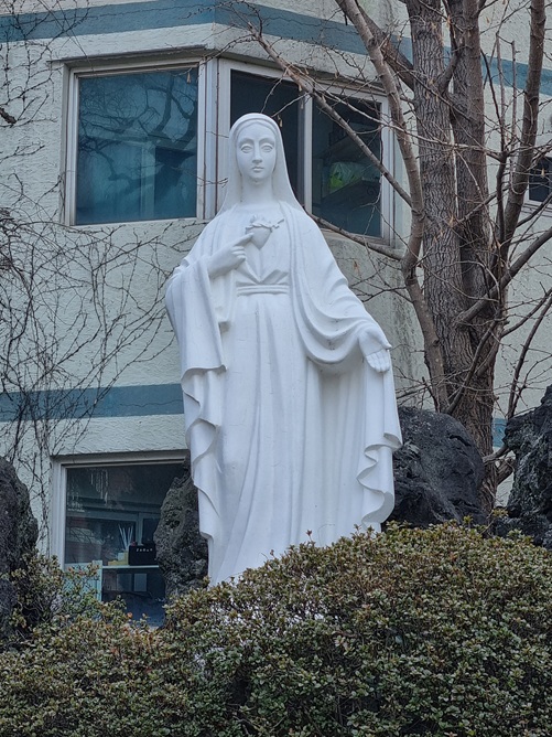 제주 동문성당 성모상