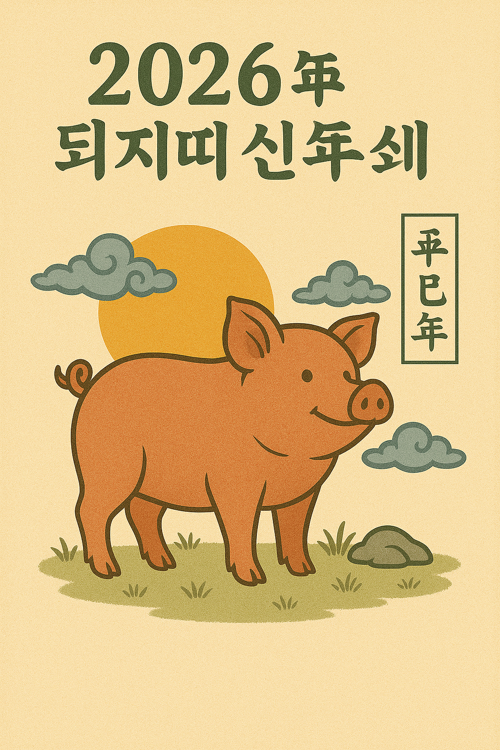 2026년 돼지띠 신년운세 이미지