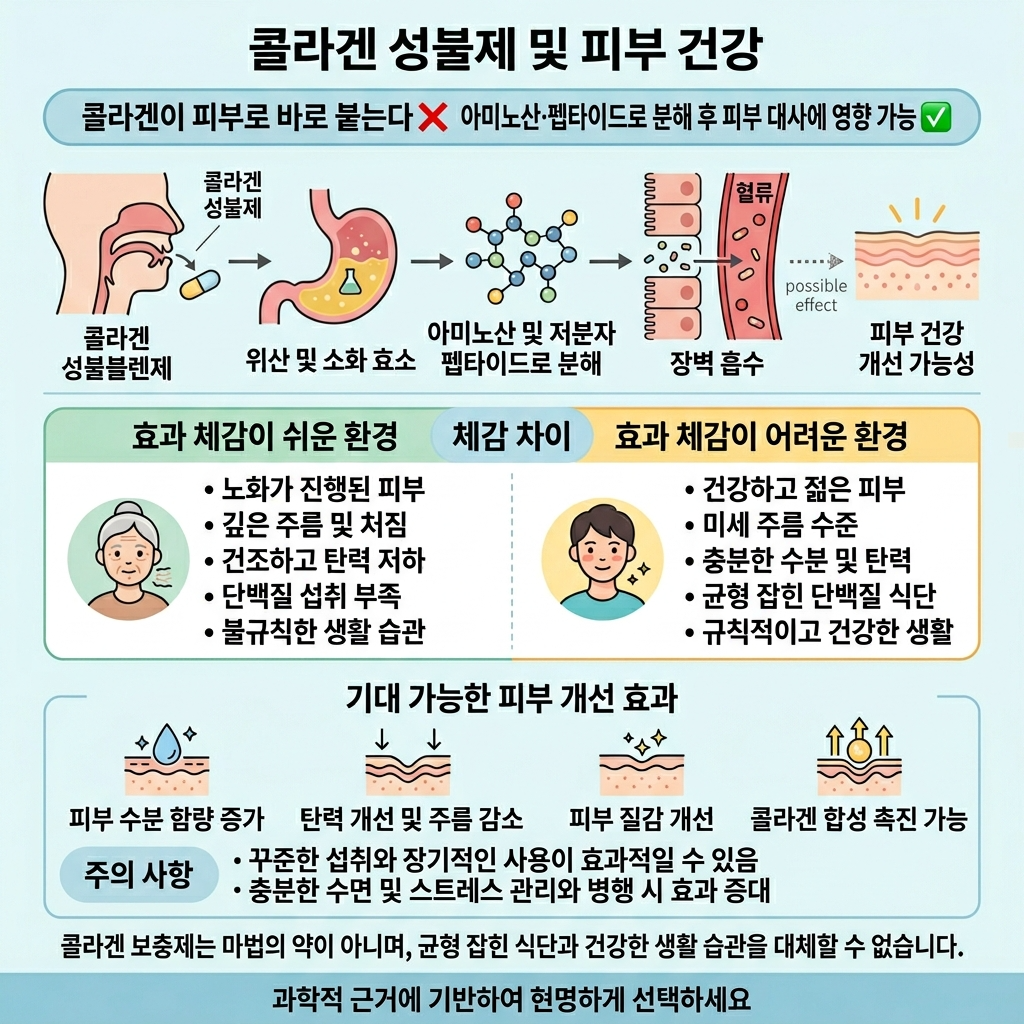 콜라겐, 피부에 진짜 도움이 될까: 기대를 현실로 바꾸는 기준