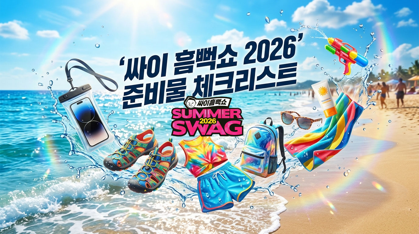 싸이 흠뻑쇼 2026 준비물 체크리스트