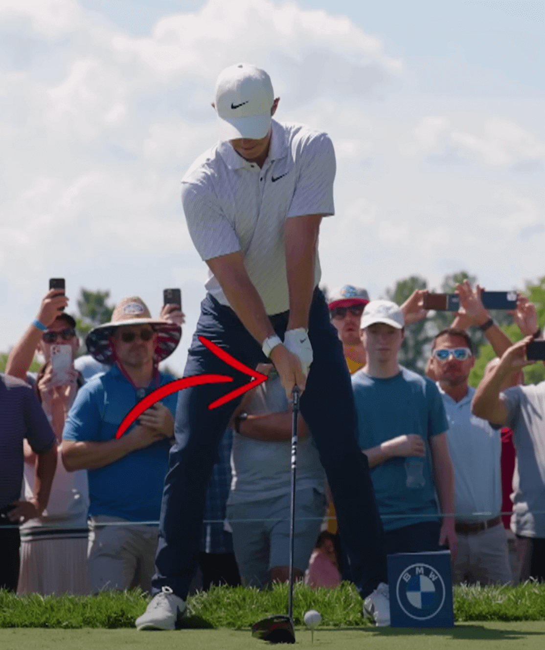 어드레스 정면 자세