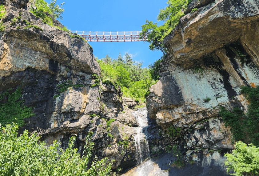 고성폭포암출렁다리