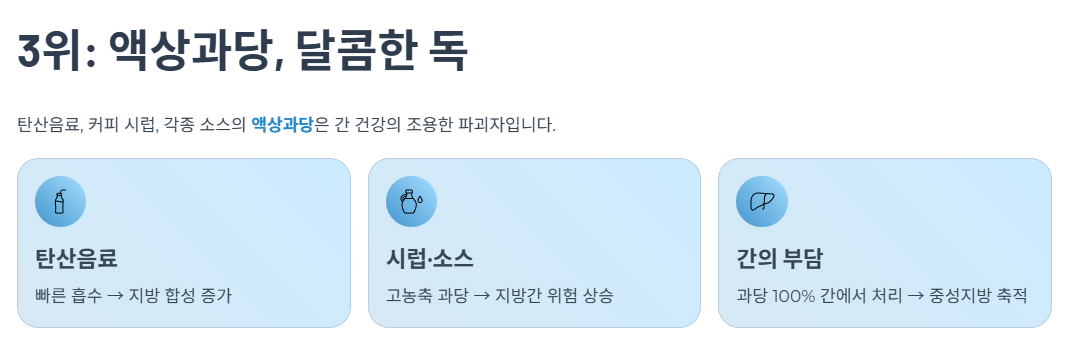 3위 액상과당, 달콤한 독