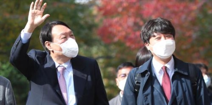 윤석열 후보와 이준석 대표