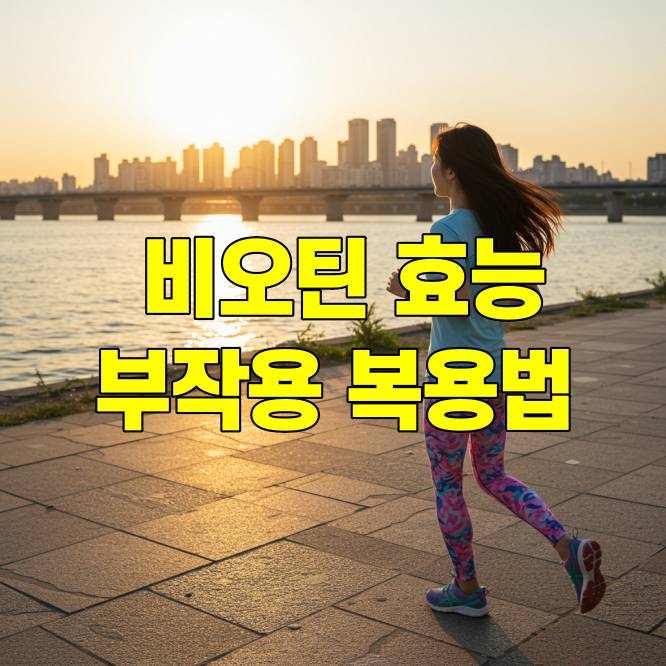 비오틴 효능 부작용 복용법 총정리