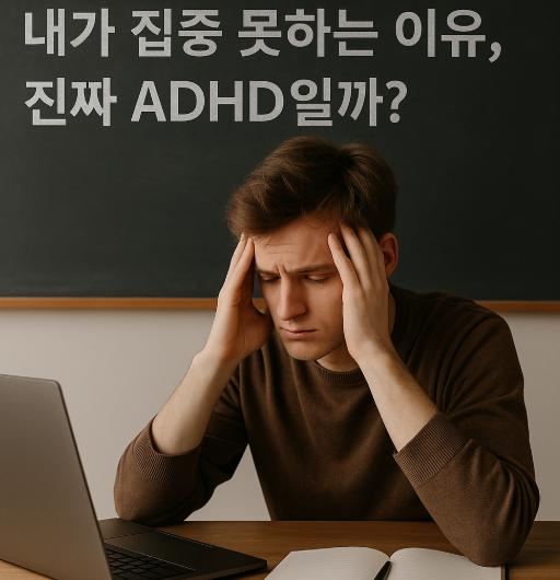 내가 집중 못하는 이유, 진짜 ADHD일까?