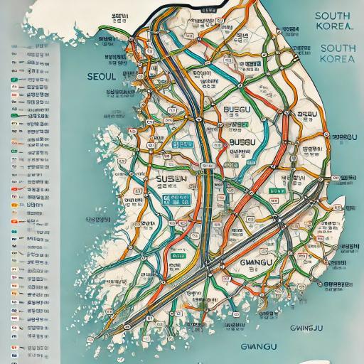 전국 고속도로 지도보기