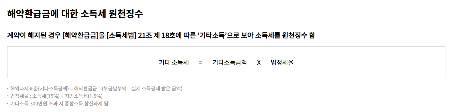 노란우산공제 해지