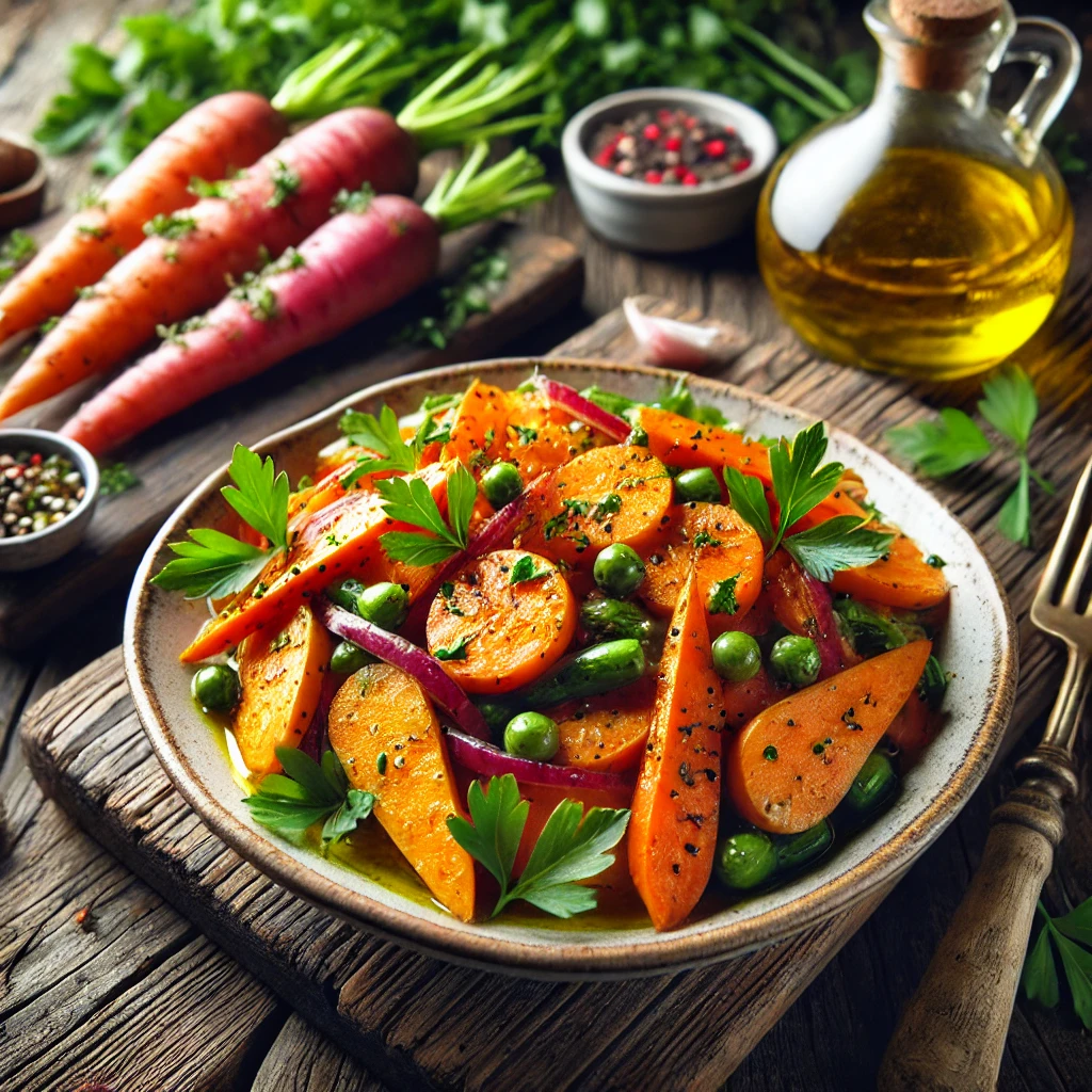 영양소 파괴 없이 잘 조리된 비타민A 음식