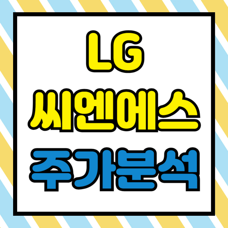 LG씨엔에스 주가분석