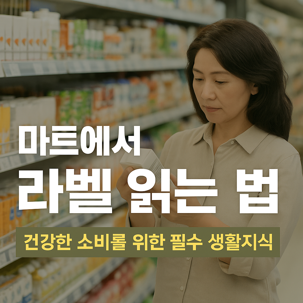 마트에서 라벨 읽는 법