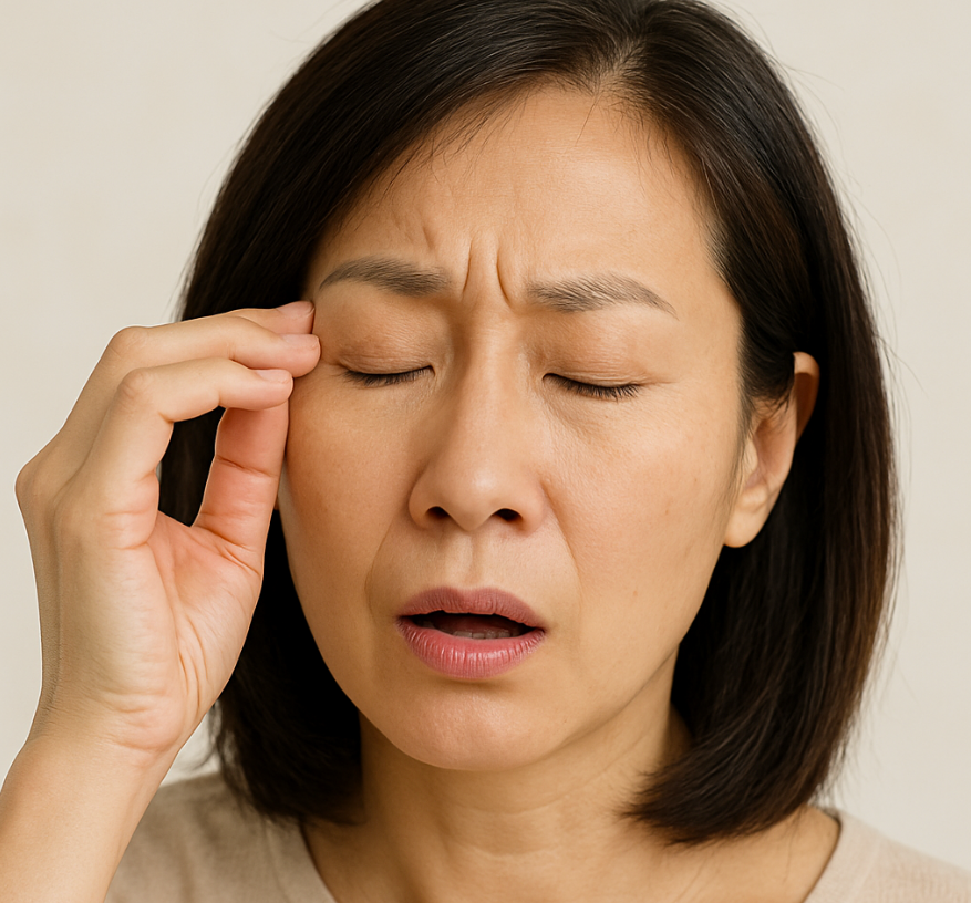 마그네슘 부족, 눈떨림 이미지