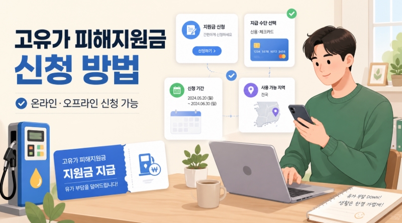 고유가 피해지원금신청 방법 총정리!