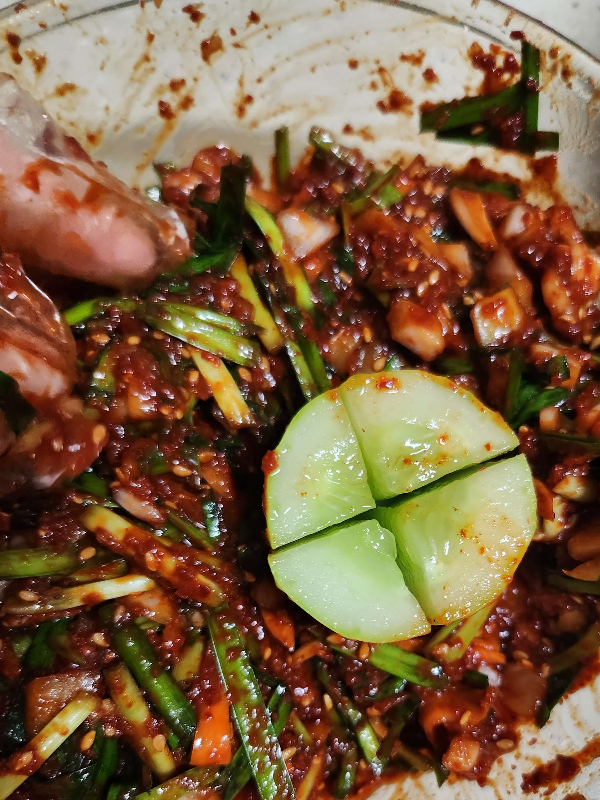 오이부추김치레시피